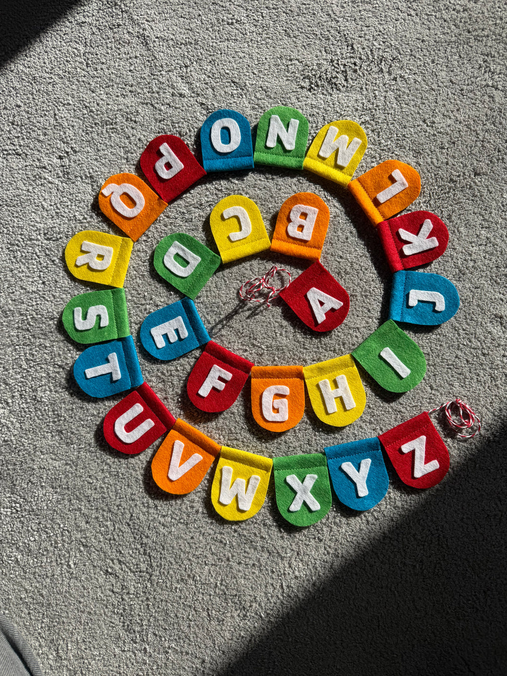 A-Z alphabet garland
